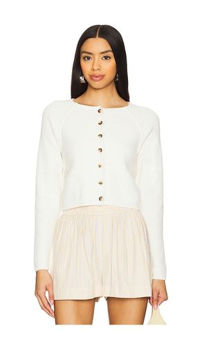 Sydney Shrunken Cardi in White. - size L (also in S, XL, XS) - Free People - Modalova