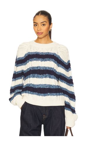 Frankie Cable Striped Pullover in . Größe S. Also in L, XL - Free People - Modalova