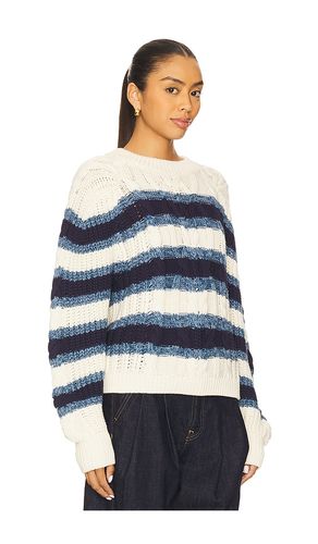 Frankie Cable Striped Pullover in . Größe L. Also in S, XL - Free People - Modalova