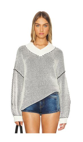 Maisie Sweater in Black & White. - size M (also in L) - Free People - Modalova