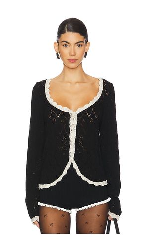 Adelene Cardigan in Black. - size L (also in M, S, XL, XS) - Free People - Modalova