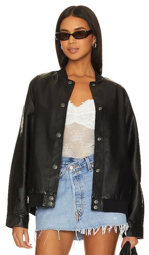 X We The Free Wild Rose Faux Leather Bomber in . Size XS - Free People - Modalova