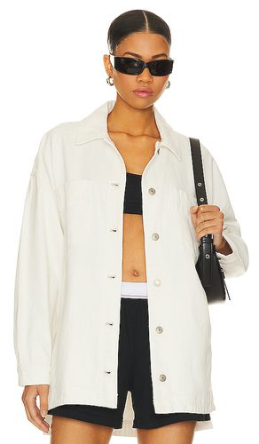 X We The Free Madison City Twill Jacket In Optic White in . Size M, S - Free People - Modalova