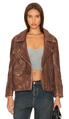 Jealousy Leather Moto Jacket in . Taglia S - Free People - Modalova