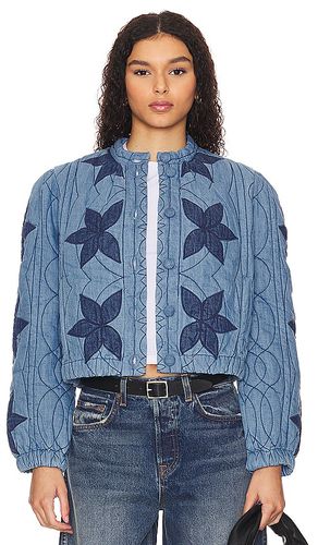 Quinn Quilted Jacket in Blue. - size M (also in L, S, XL, XS) - Free People - Modalova