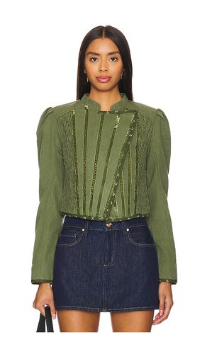 Chaqueta bali simone en color verde oliva talla L en - Olive. Talla L (también en M, S, XL, XS) - Free People - Modalova