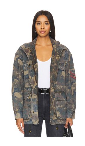 X We The Free Arya Utility Camo Jacket in Olive. - size M (also in S, XS) - Free People - Modalova