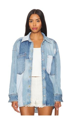 Chaqueta mountain roads en color denim claro talla L en - Denim-Light. Talla L (también en M, S, XL, XS) - Free People - Modalova