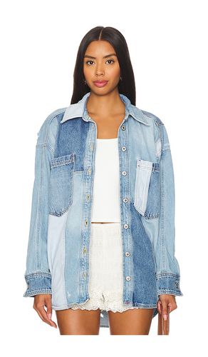 X We The Free Mountain Roads Jacket in Denim-Light. - size L (also in M, S, XL, XS) - Free People - Modalova