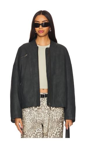 X We The Free Vinny Faux Leather Bomber in . - size L (also in M, S) - Free People - Modalova