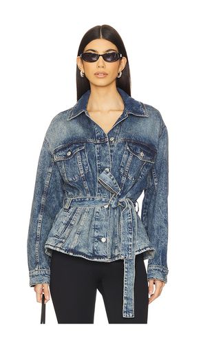 X REVOLVE Knotted Denim Jacket in . Size M, S, XS - Free People - Modalova