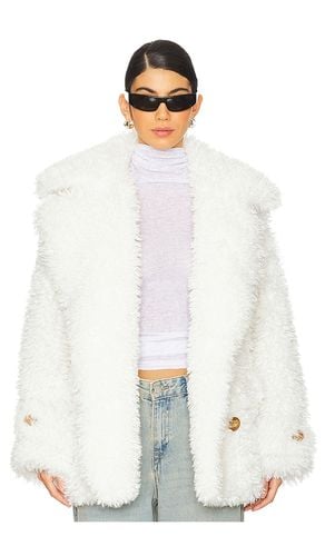 Sophie Faux Fur Peacoat in White. - size L (also in M, S, XS) - Free People - Modalova