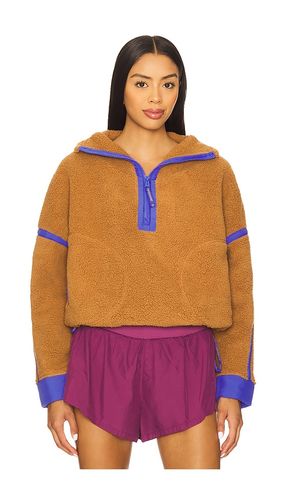 X FP Movement Mountain High 1/2 Zip Jacket in Brown. - size L (also in M, S, XL, XS) - Free People - Modalova