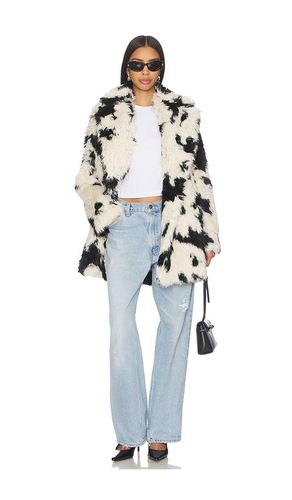 X REVOLVE Jade Cow Fur Coat in ,. - size L (also in M, S, XL, XS) - Free People - Modalova