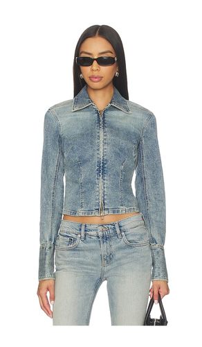 X REVOLVE Sammy Zip Denim Jacket in . Size L. Also in XL - Free People - Modalova