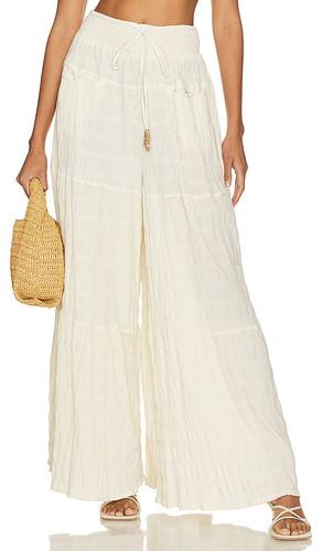 In Paradise Wide Leg Pant in Cream. - size L (also in XL) - Free People - Modalova