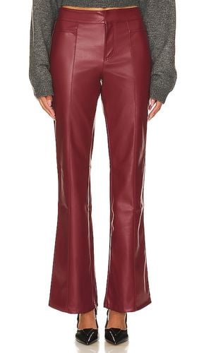 X We The Free Uptown High Rise Faux Leather Pant in Burgundy. - size 10 (also in 12) - Free People - Modalova