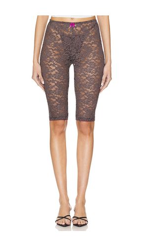 X Intimately FP All Day Lace Capri in Chocolate. - size M (also in L, S, XS) - Free People - Modalova