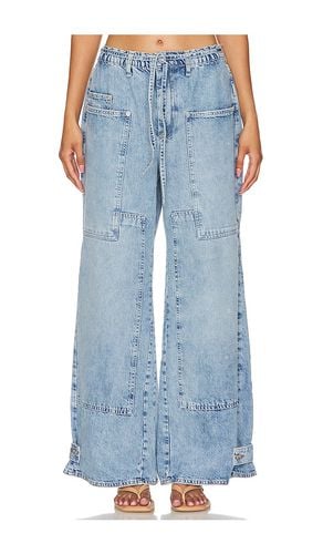 X We The Free Curvy Outlaw Wide Leg Pants in Blue. - size L (also in M, S, XS) - Free People - Modalova