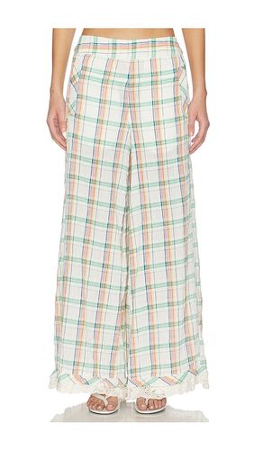 Hour Glass Wide Leg Pant in Ivory. - size M (also in S) - Free People - Modalova