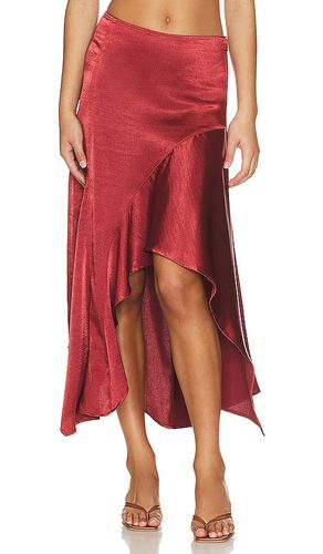 Sunrise Asymmetrical Skirt in Rust. - size 10 (also in 8) - Free People - Modalova