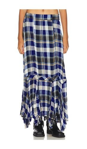 Bordeaux Plaid Maxi Skirt in . Size S, XS - Free People - Modalova