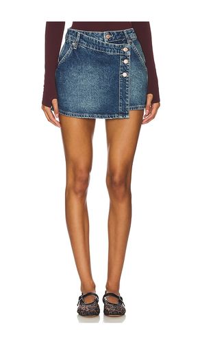 X We The Free Wynne Denim Skirt in Denim-Medium. - size 24 (also in 25, 26, 27, 28, 29, 30, 31) - Free People - Modalova