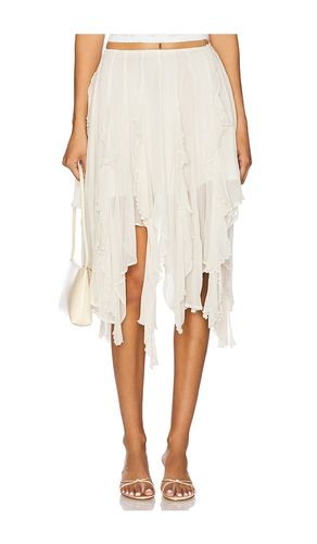 Susanna Midi Skirt in Ivory. - size L (also in M, XL, XS) - Free People - Modalova