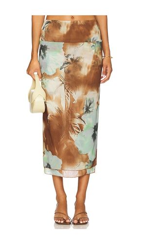 Sunset Mesh Maxi Skirt in Tan. - size L (also in M, S, XL, XS) - Free People - Modalova