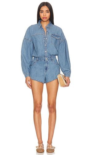 X We The Free Zodiac Chambray One Piece In Moon in . Size S - Free People - Modalova