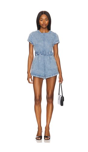 Romper denim charlotte en color azul talla L en - Blue. Talla L (también en M, S, XL, XS) - Free People - Modalova