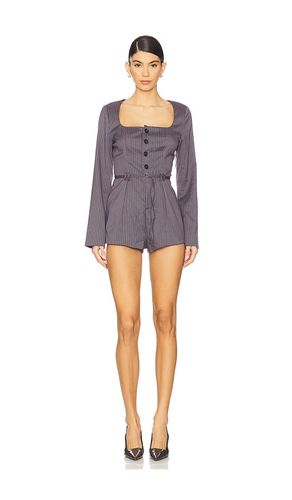 X REVOLVE Paloma Romper in Charcoal. - size M (also in S, XS) - Free People - Modalova