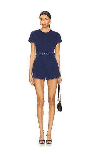 Romper denim charlotte en color azul talla L en - Blue. Talla L (también en M, S, XL, XS) - Free People - Modalova