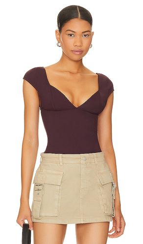 X Intimately FP Duo Corset Cami In in Wine. - size L (also in M, XL) - Free People - Modalova