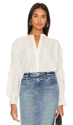 Maraya Button Up Top in White. - size XL (also in XS) - Free People - Modalova