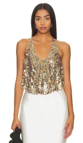 All That Glitters Tank in Metallic Gold. - size M (also in S, XS) - Free People - Modalova