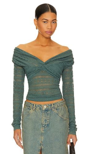 Hold Me Closer Top in Teal. - size M (also in XS) - Free People - Modalova