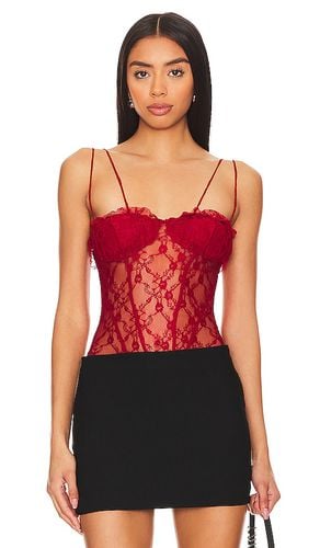 X Intimately FP If You Dare Bodysuit In Cranberry in Red. - size L (also in M, S, XL) - Free People - Modalova