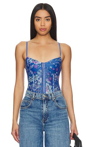 X Intimately FP Printed Night Rhythm Bodysuit In in Blue. - size M (also in L, XL, XS) - Free People - Modalova