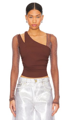 X REVOLVE Janelle Layered Top in Chocolate. - size L (also in M, S) - Free People - Modalova