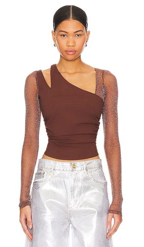 X REVOLVE Janelle Layered Top in Chocolate. - size M (also in S, XS) - Free People - Modalova