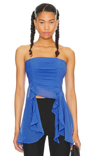 Naeva Ruffle Top in Blue. - size M (also in S, XL) - Free People - Modalova