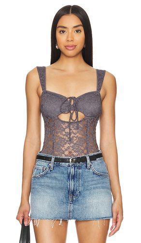 X Intimately FP Strike A Pose Bodysuit in Grey. - size L (also in M, S, XL, XS) - Free People - Modalova