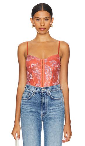 X Intimately FP Printed Night Rhythm Bodysuit in Rust. - size L (also in M, S, XL, XS) - Free People - Modalova