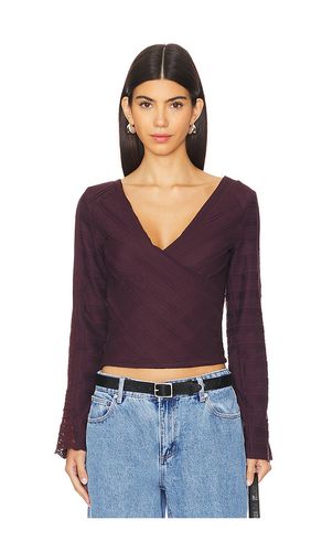 Rocky Long Sleeve Top in Wine. - size L (also in M, S, XL, XS) - Free People - Modalova