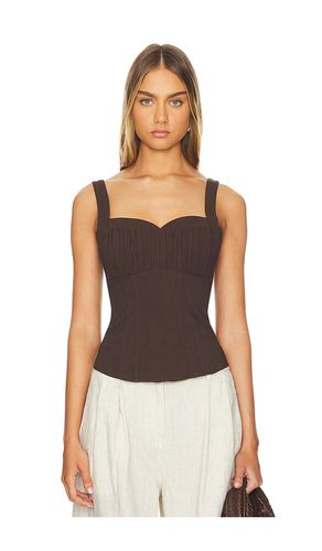 Sasha Corset in Chocolate. - size L (also in M, S, XL, XS) - Free People - Modalova