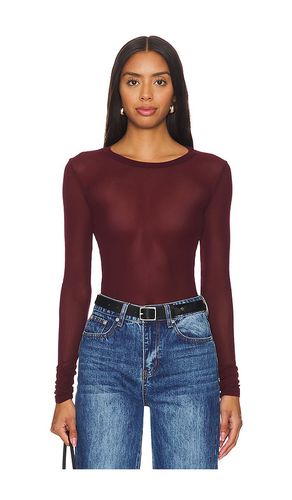 X Intimately FP x REVOLVE Before Sunset Mesh Long Sleeve In in Burgundy. - size L (also in M, S, XS) - Free People - Modalova