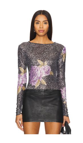 X Intimately FP Printed Gold Rush Long Sleeve in Black. - size L (also in M, S, XL, XS) - Free People - Modalova