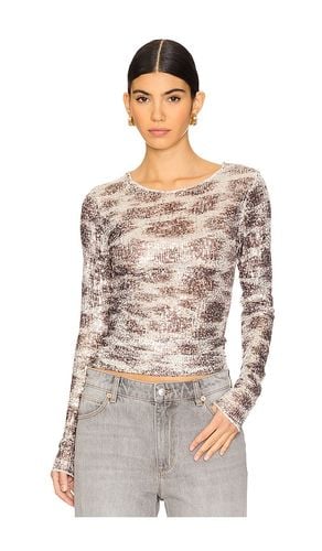 X Intimately FP Printed Gold Rush Long Sleeve in Brown. - size L (also in M, S, XL) - Free People - Modalova