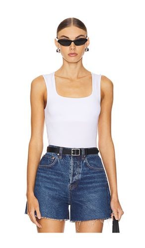 X Intimately FP Luna Square Neck Bodysuit in White. - size L/XL (also in M/L, XS/S) - Free People - Modalova